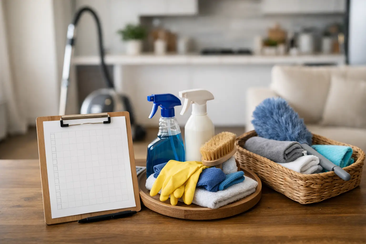 Orange house cleaning: a clean home ready for professional service