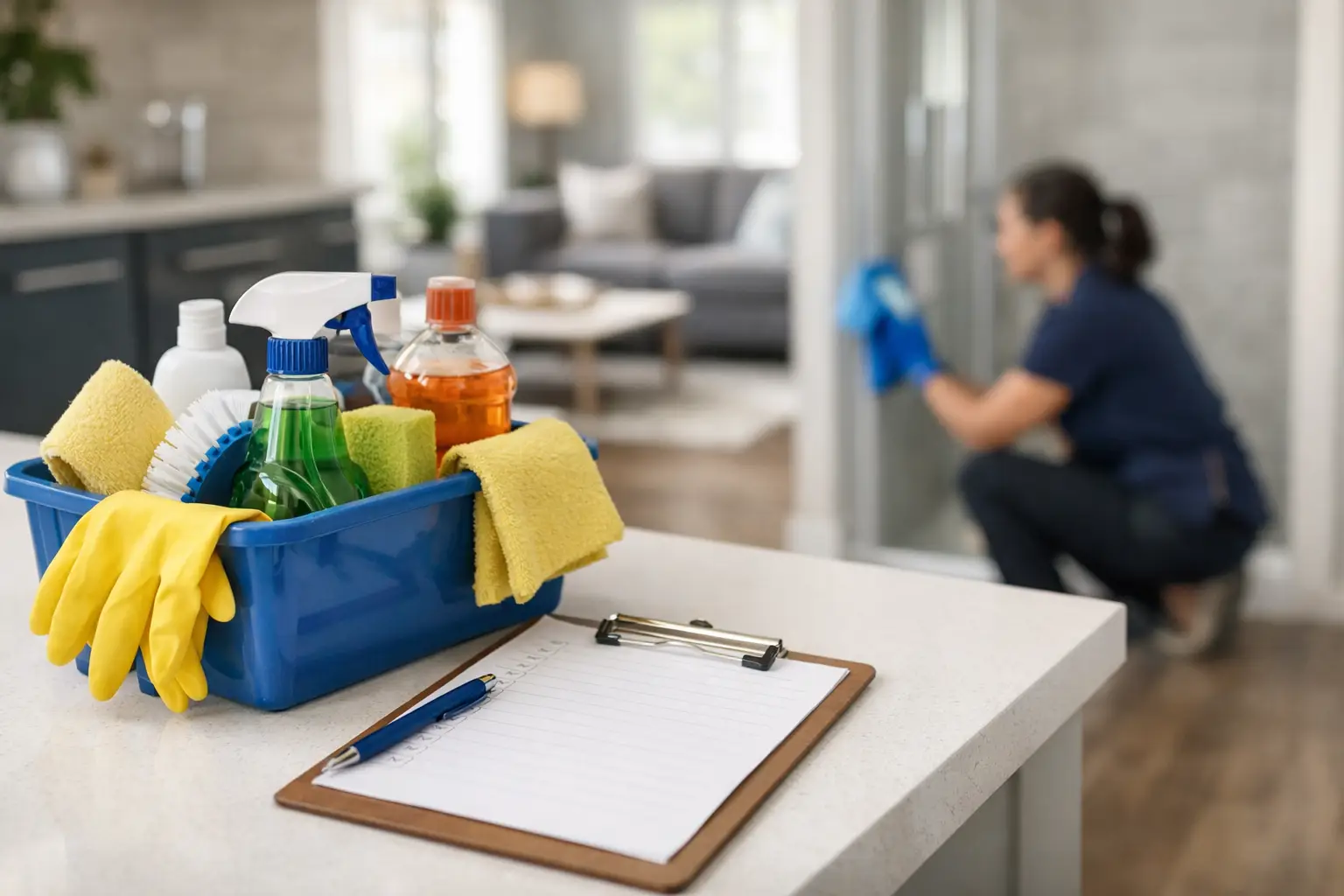 Stanton house cleaning: a clean home ready for professional service